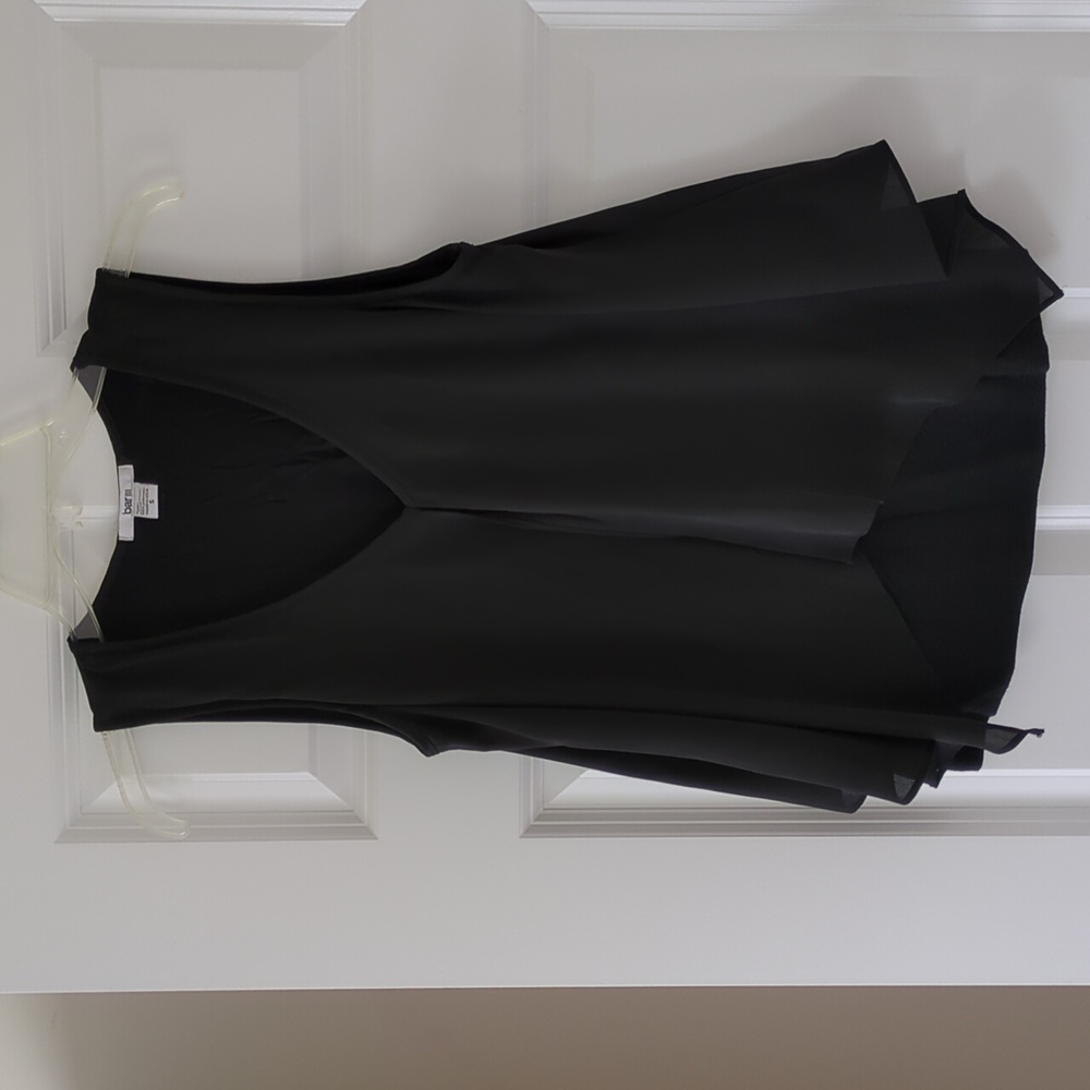 Dressy black summer tank top